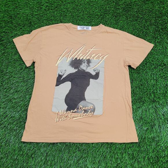 Whitney-Houston Shirt Womens M/L 19x24 Pop Music - Picture 1 of 11